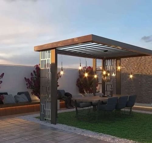 مظلات جلسات خارجية في الدمام: الراحة والأناقة في كل تفصيل